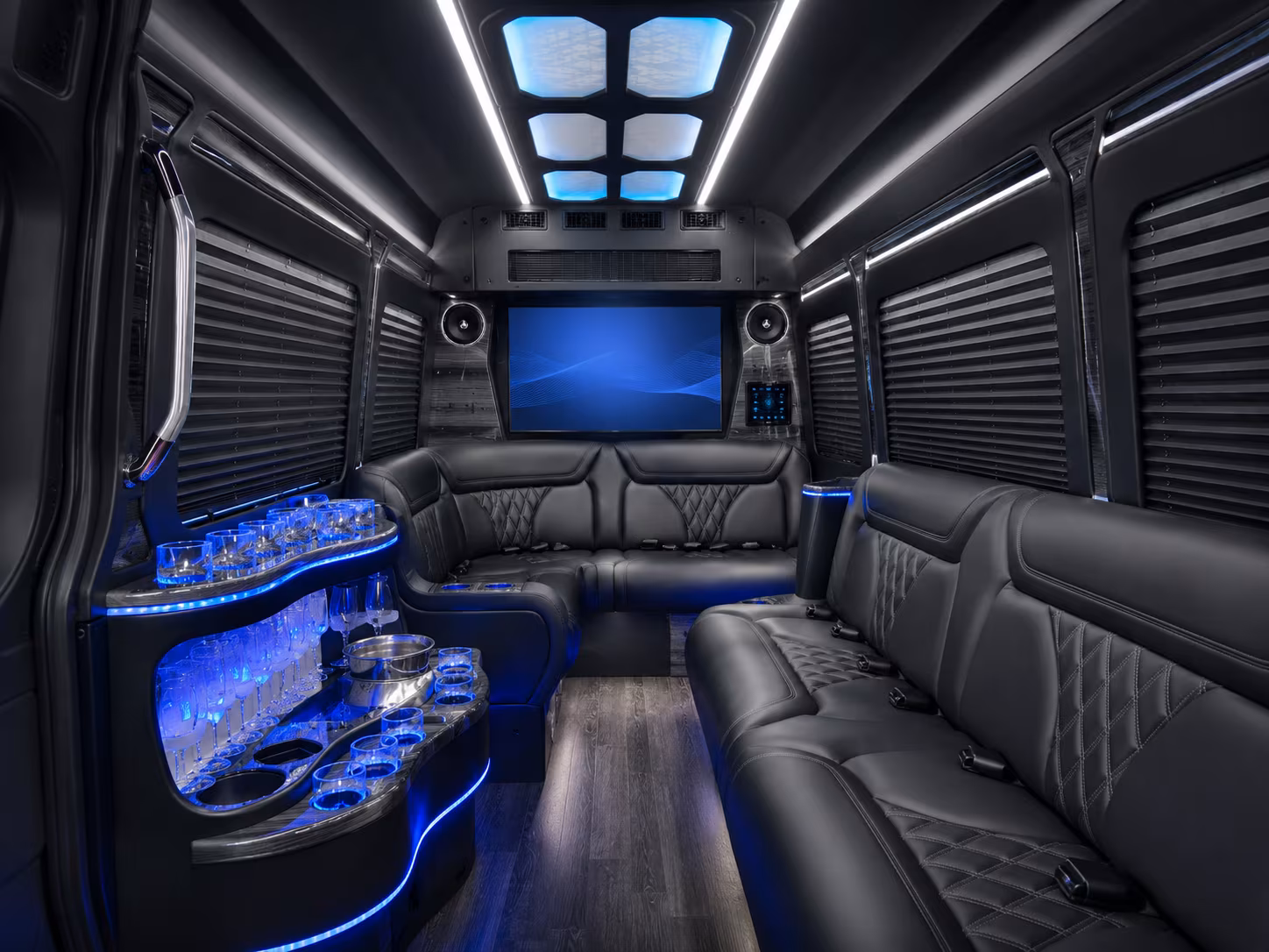 instead of splitting into cars for ultra or calle ocho ride together